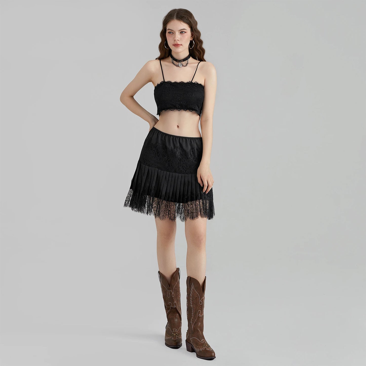 Lace Mini Skort