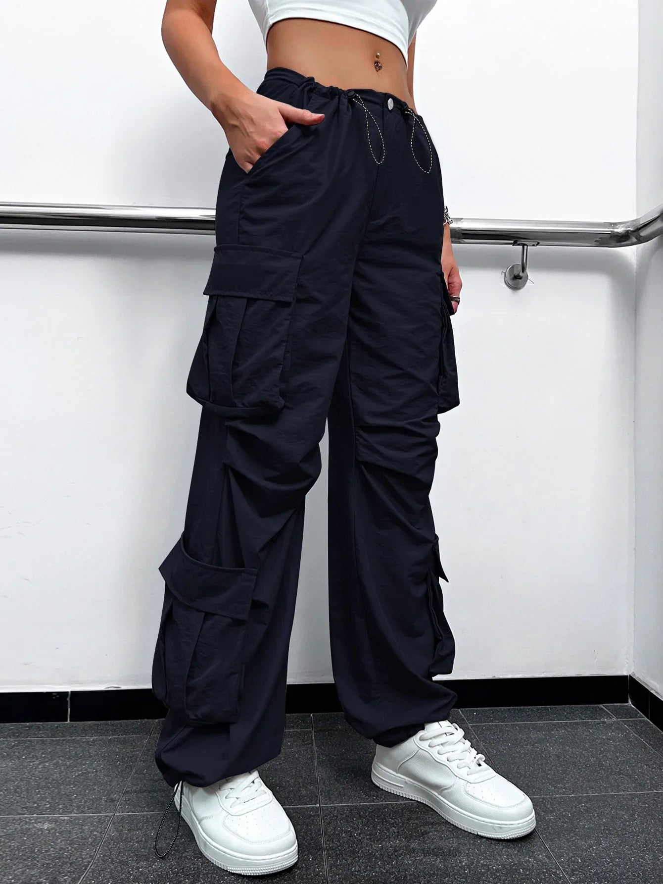 Flap Pocket Cargo Jogging