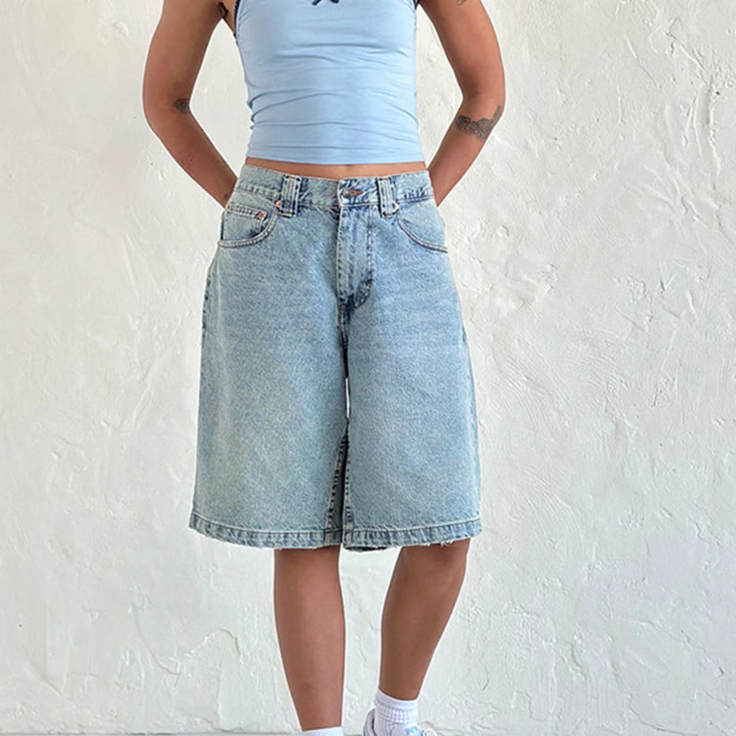 Snapshot Below-Knee Denim Short