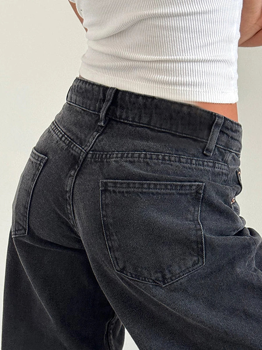 Straight Baggy Boyfriend Jean