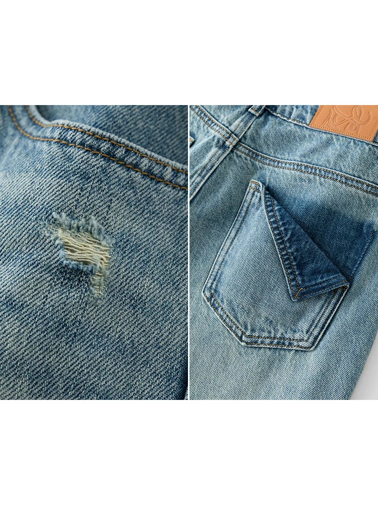 High Waist Baggy Wide Leg Jean