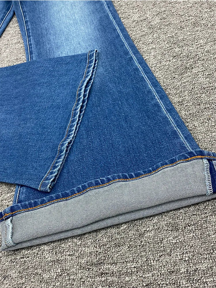 High Waist Flared Jeans