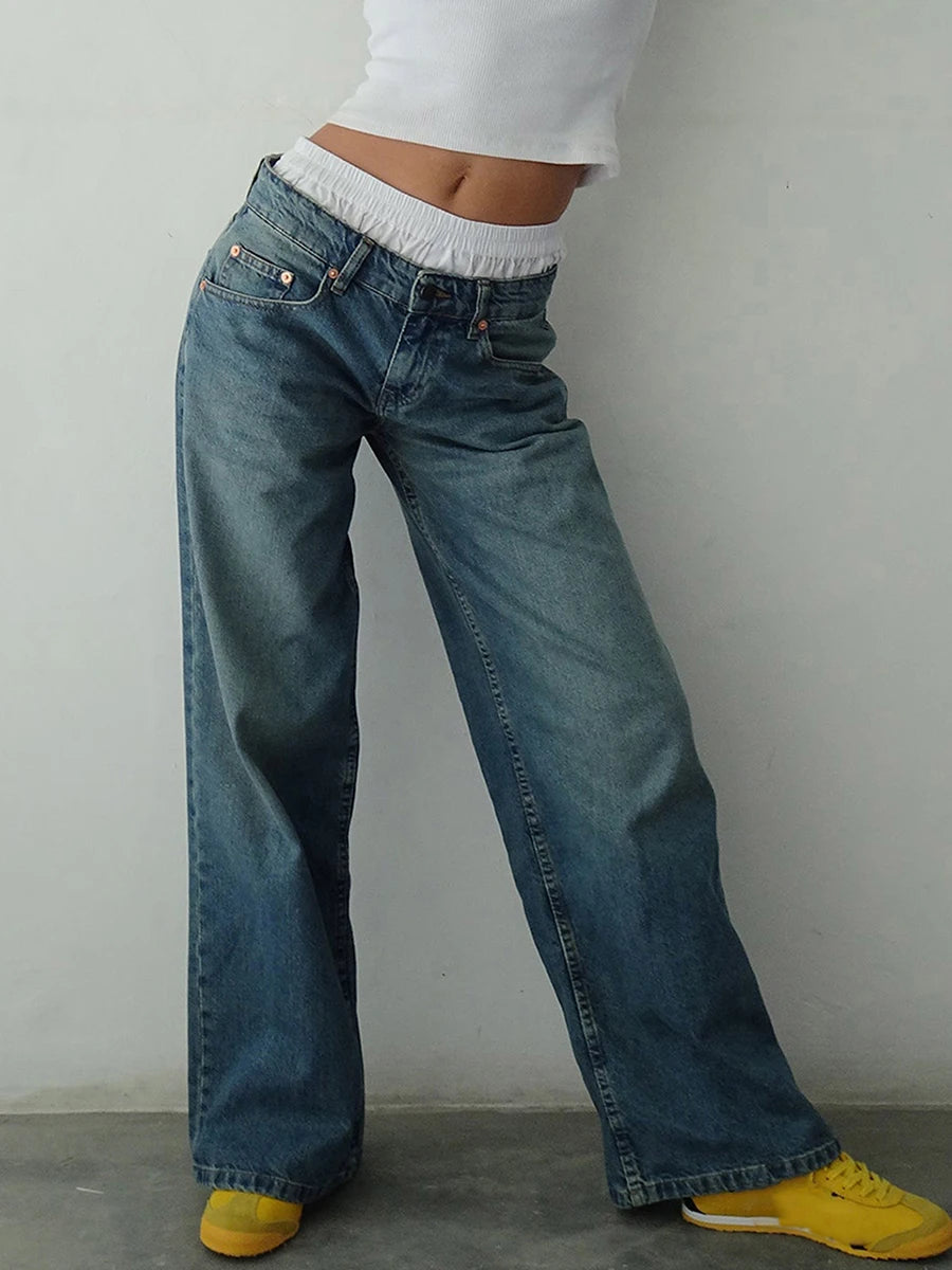 Straight Baggy Boyfriend Jean