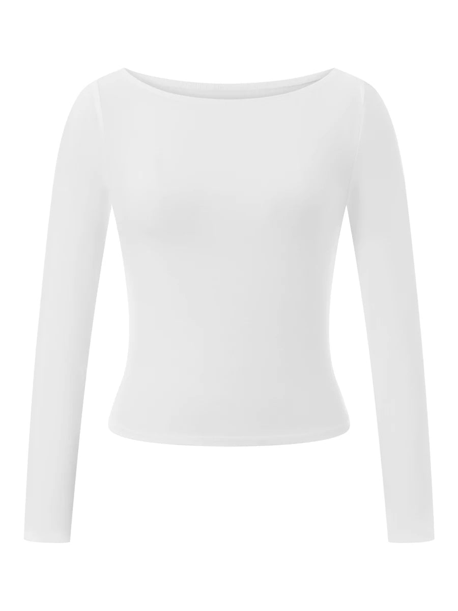 Out From Under Boatneck Long Sleeve Top