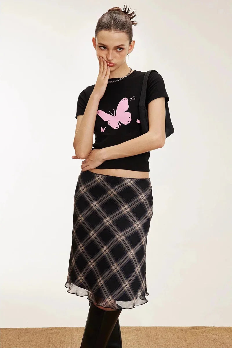 Sexy Mesh High Waist Mini Skirt