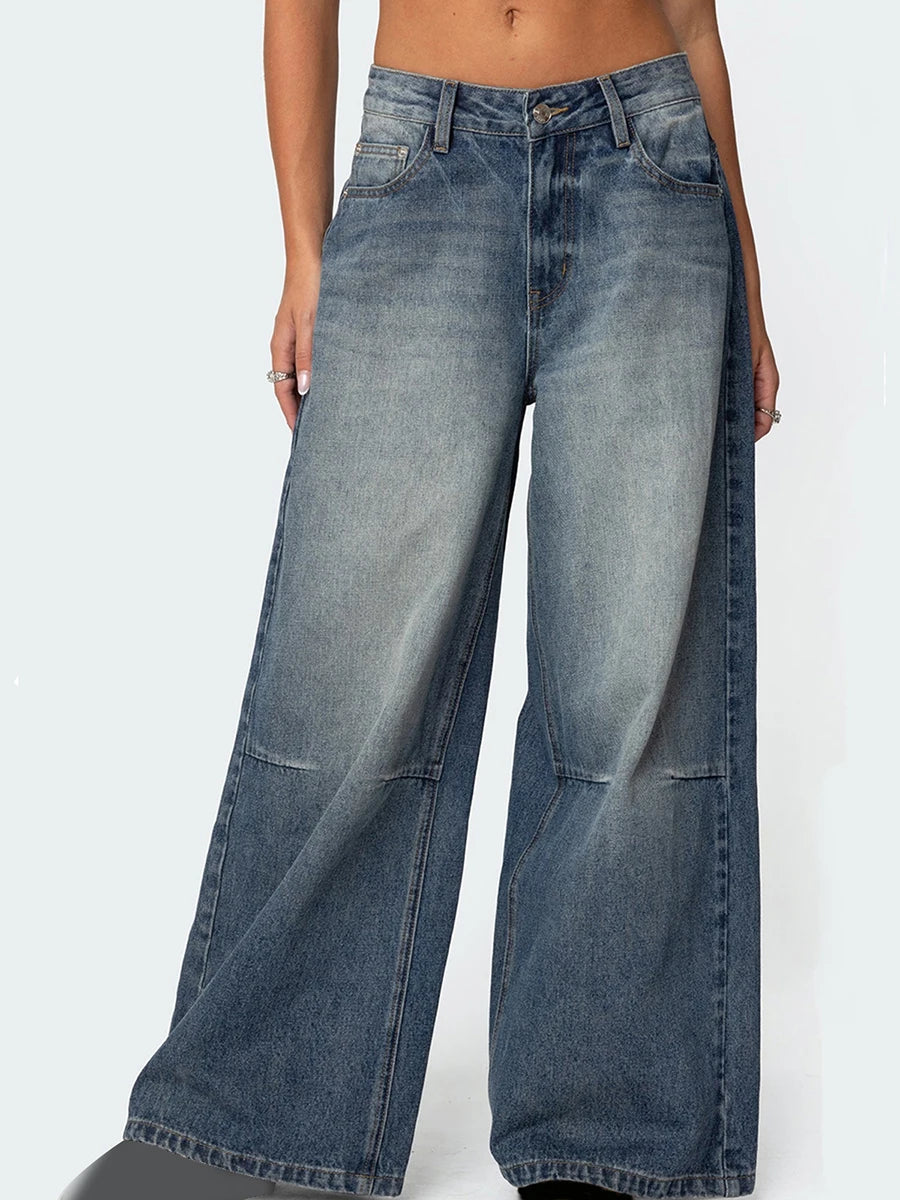 Women’s Loose Fit Wide Leg Jeans
