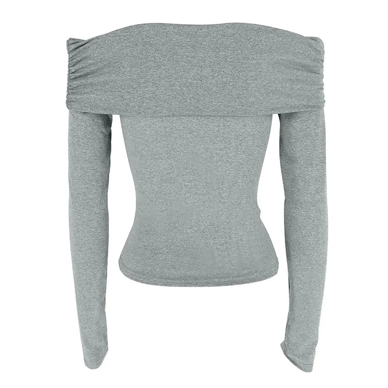 Snug Loose Off Shoulder Sweater