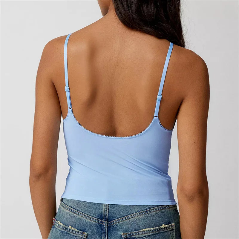 Vibrant Deep V-Neck Camisole