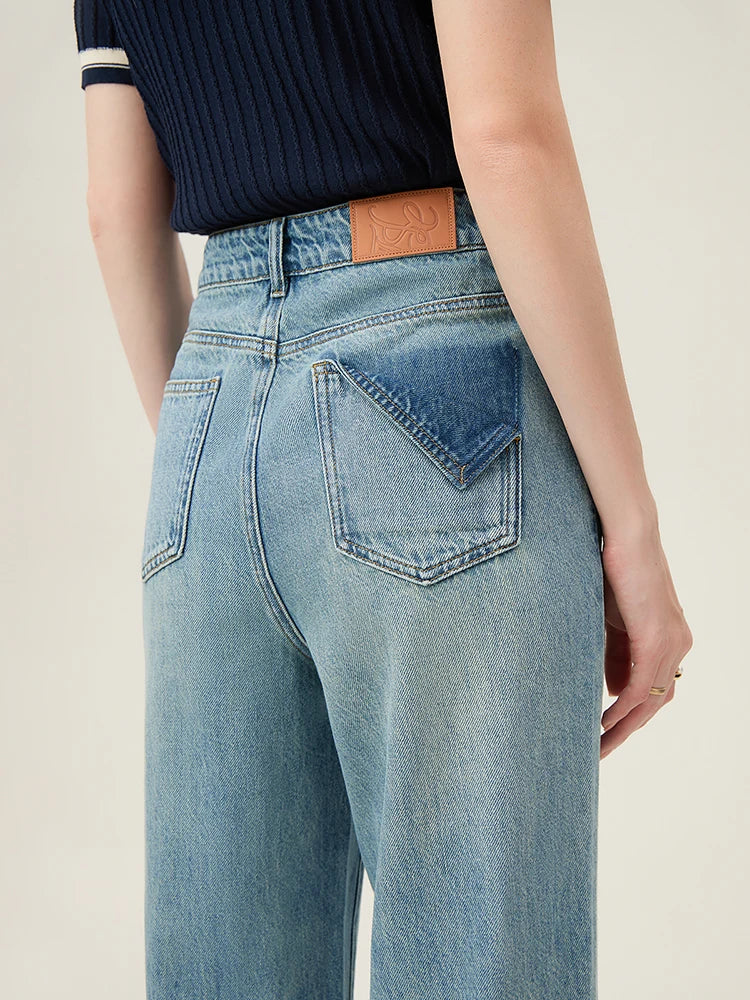 High Waist Baggy Wide Leg Jean