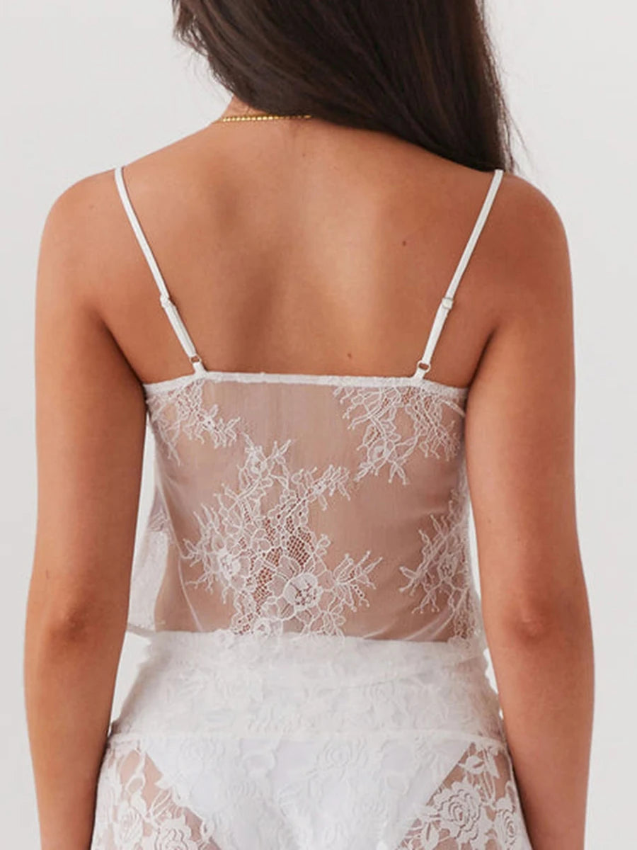 Sexy Tie Front Camisole Top