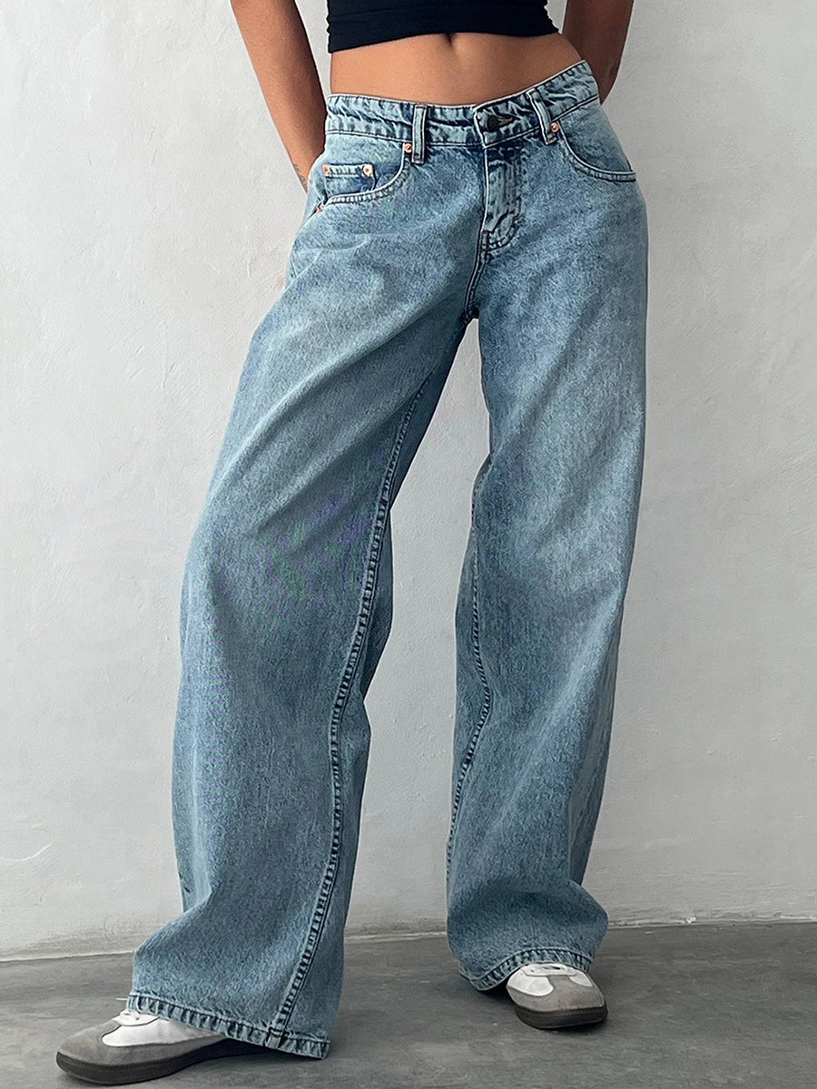 Straight Baggy Boyfriend Jean