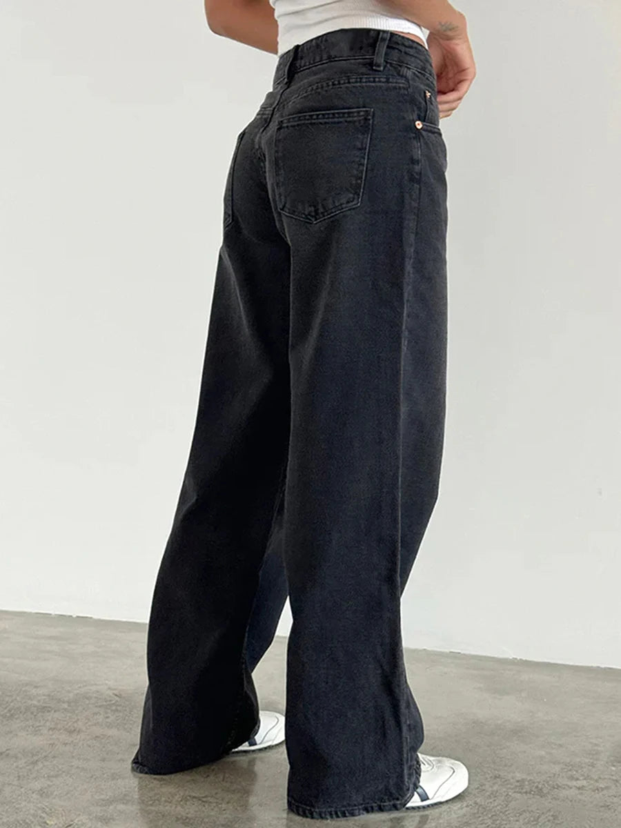 Straight Baggy Boyfriend Jean