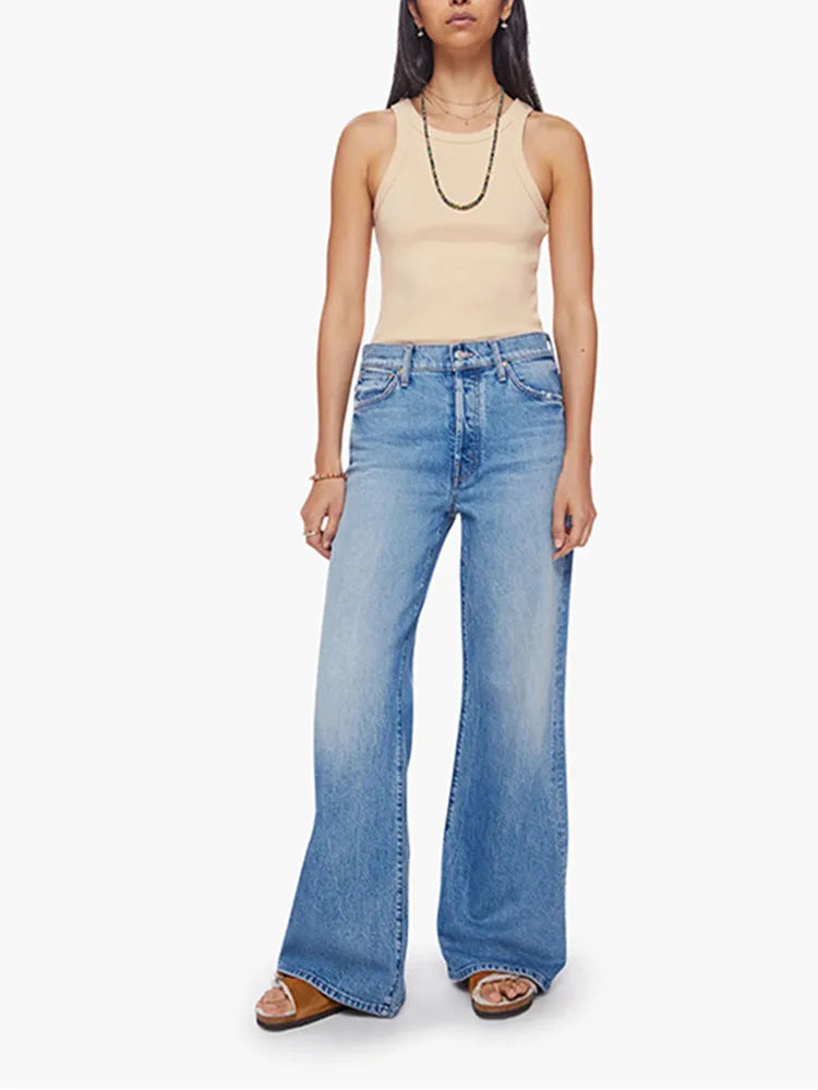 High Waist Flared Jeans