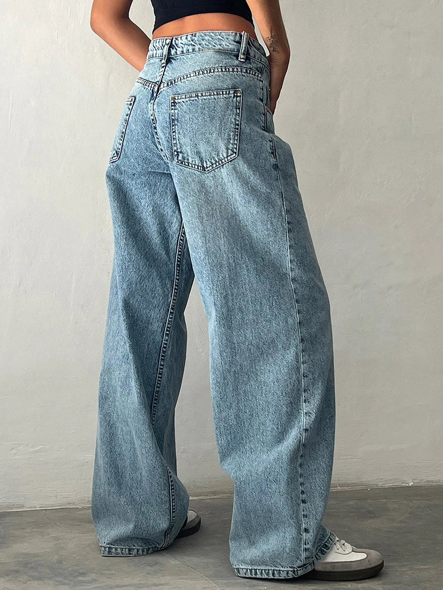 Straight Baggy Boyfriend Jean