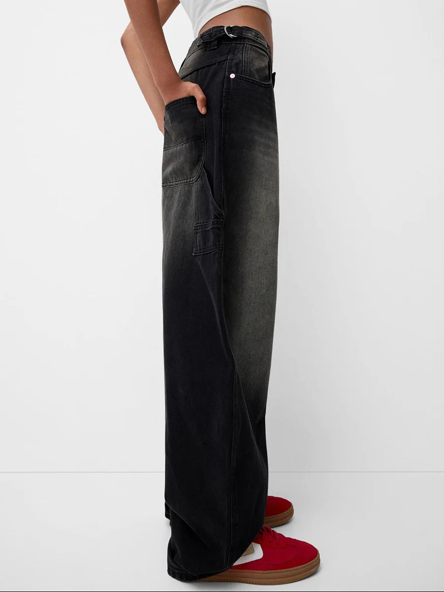 Stylish Wide Leg Denim jeans
