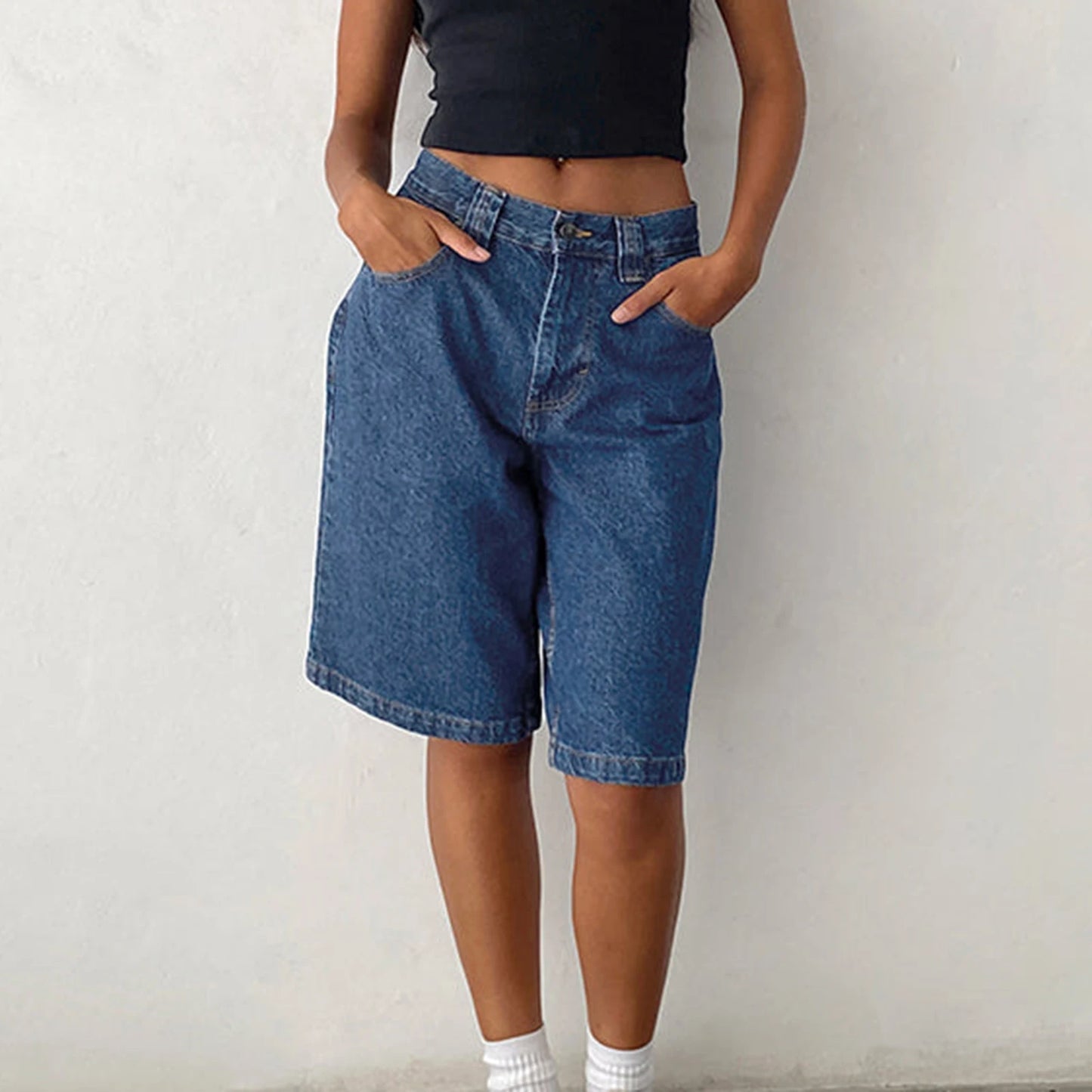 Snapshot Below-Knee Denim Short