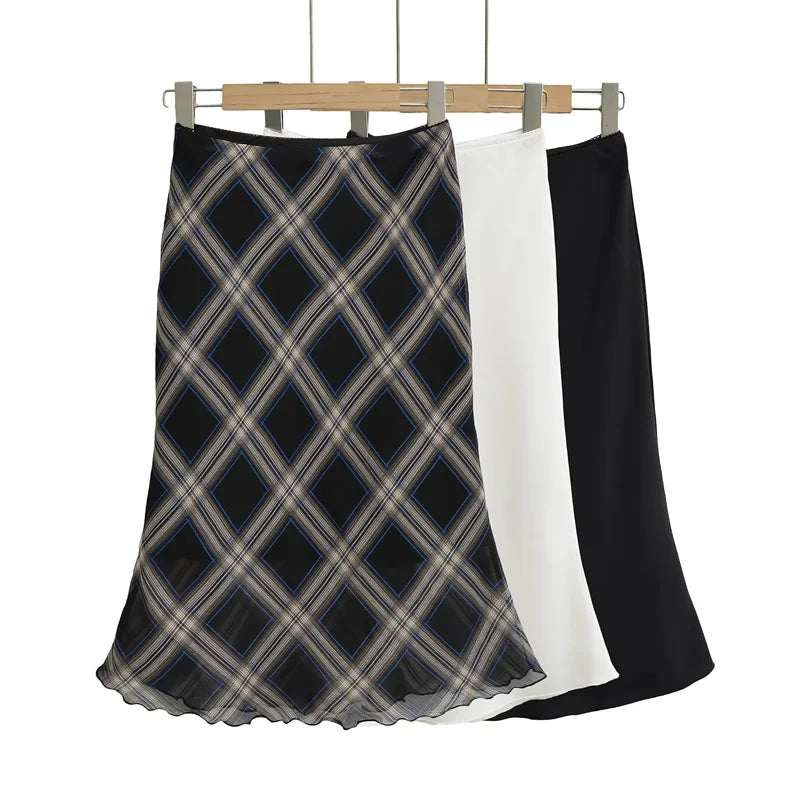 Sexy Mesh High Waist Mini Skirt