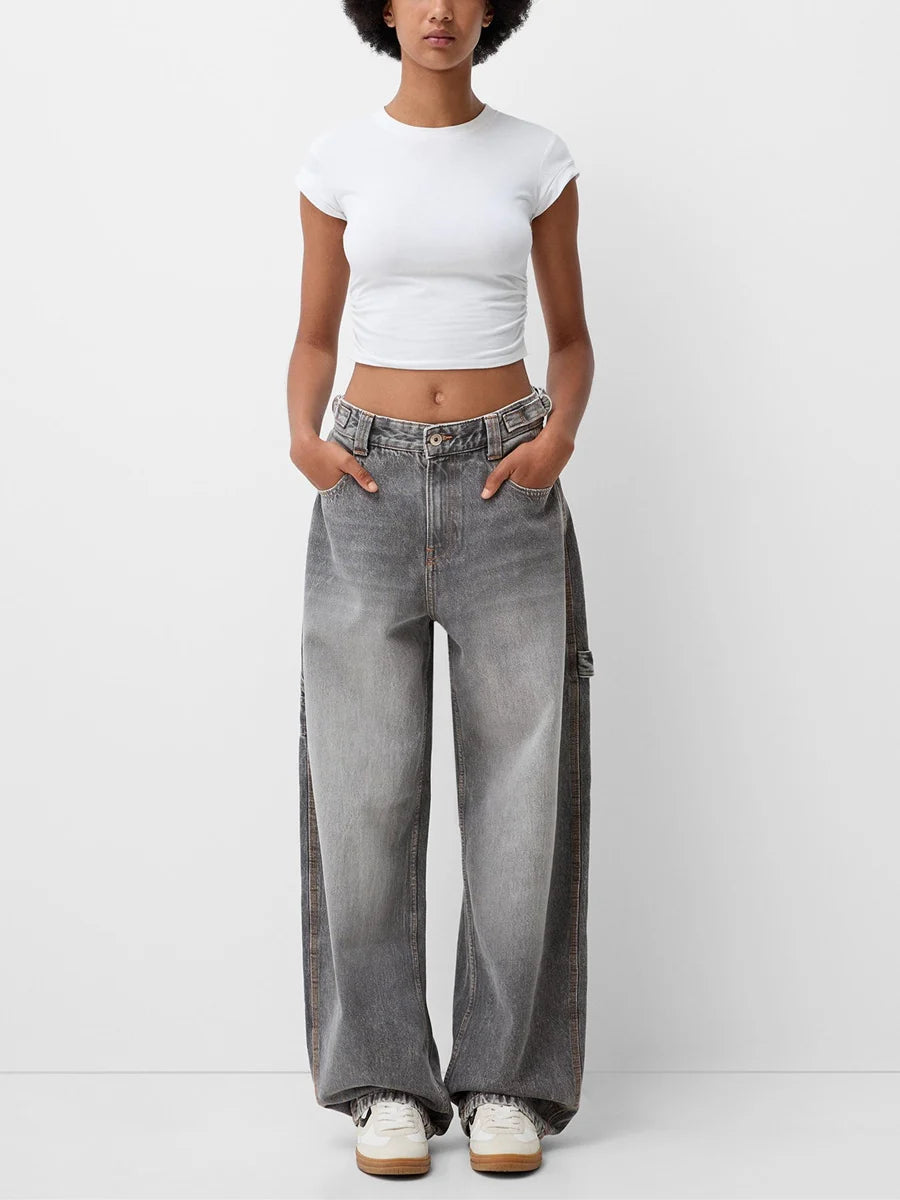 Stylish Wide Leg Denim jeans
