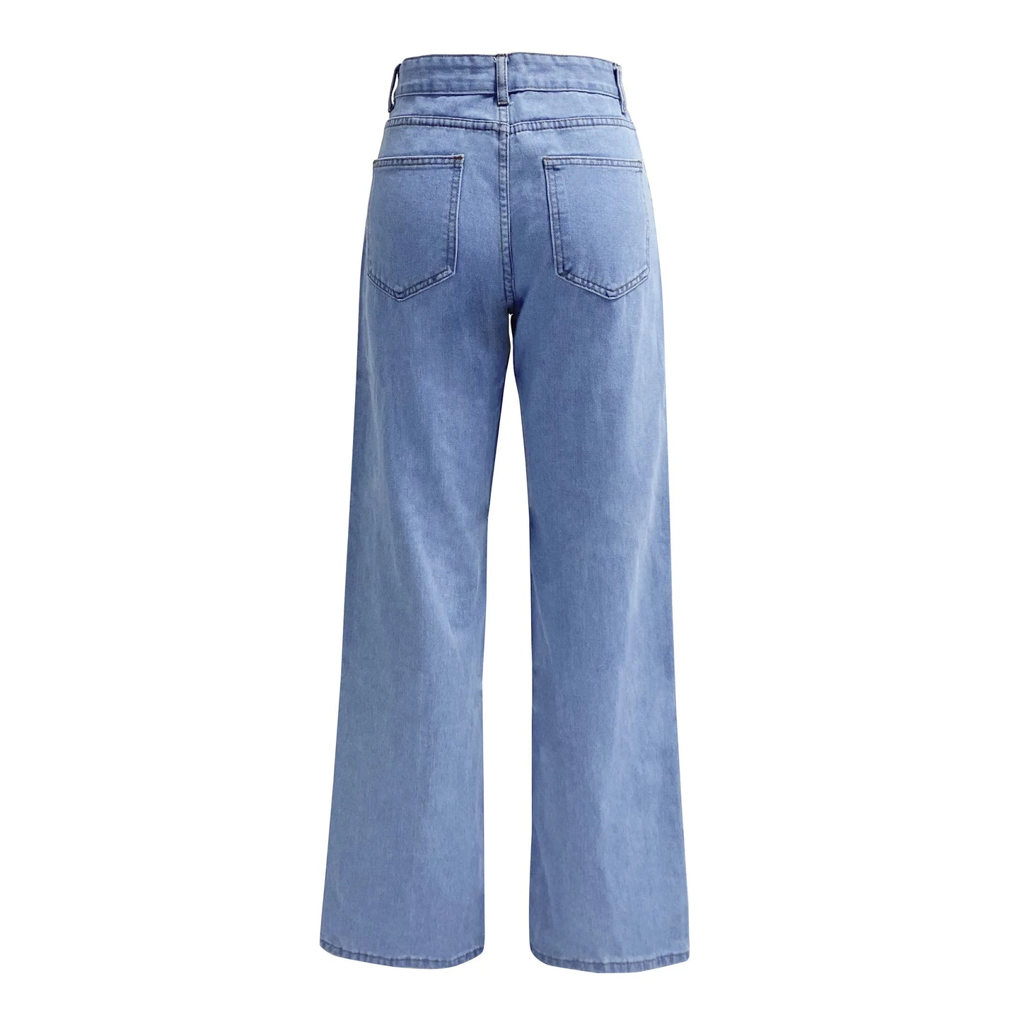 Fashoin Ultra High-Rise Straight-Leg