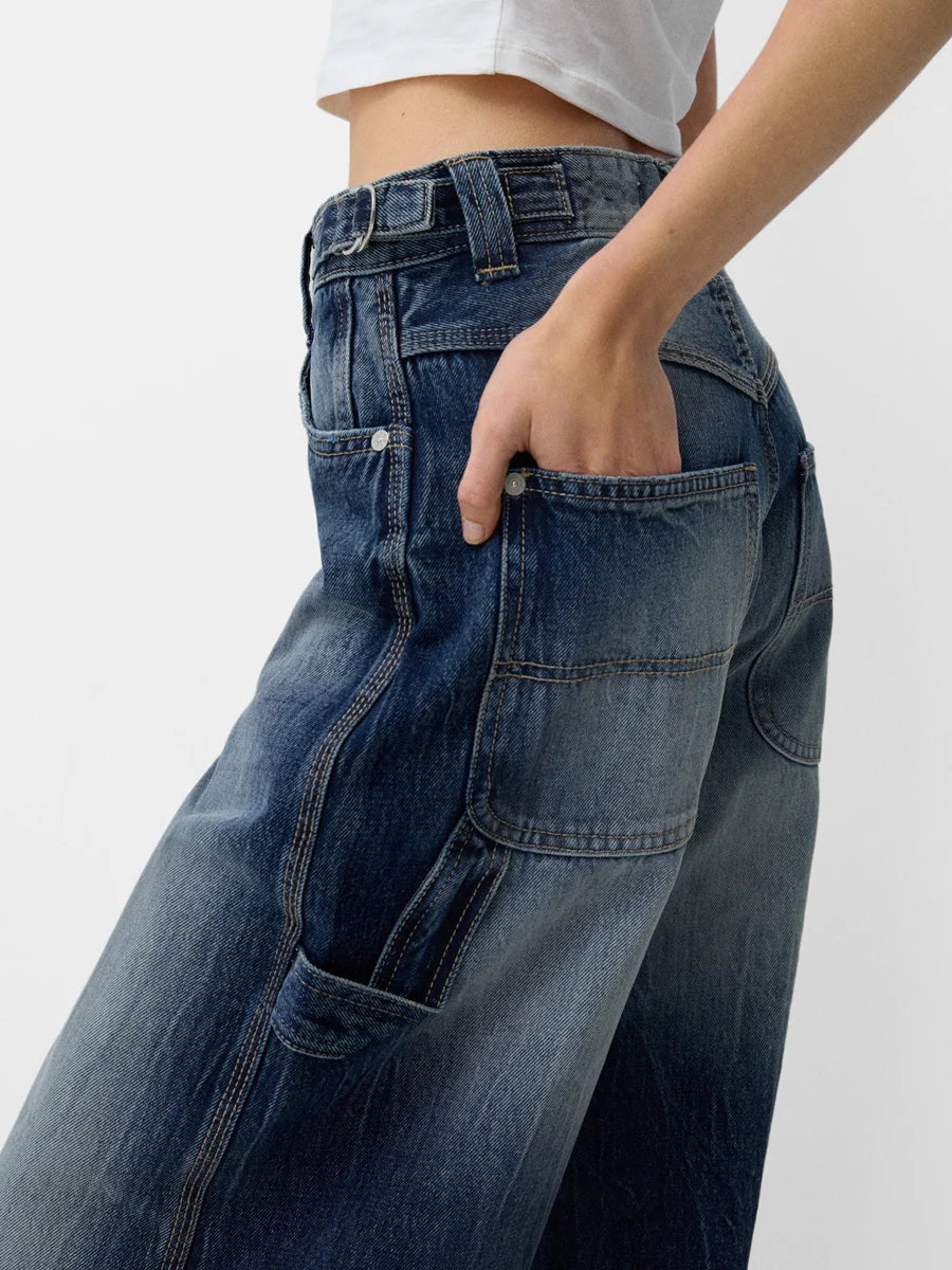 Stylish Wide Leg Denim jeans