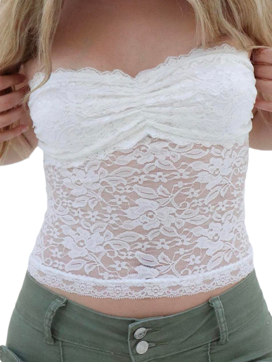 Sleeveless Strapless Corset Top