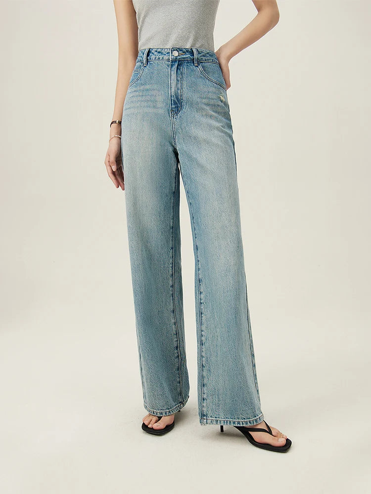 High Waist Baggy Wide Leg Jean