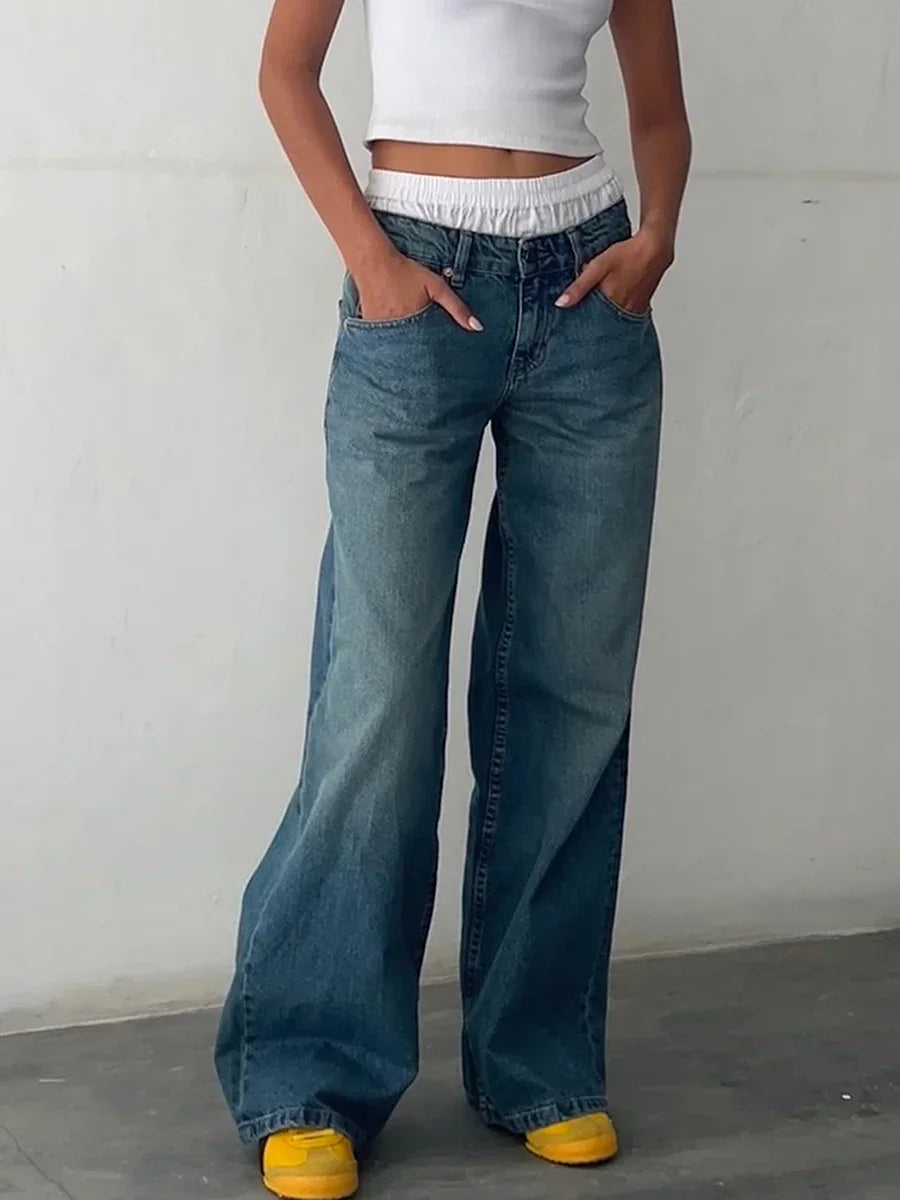 Straight Baggy Boyfriend Jean