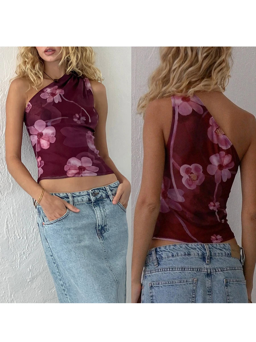 Flower Printed Camisol Top