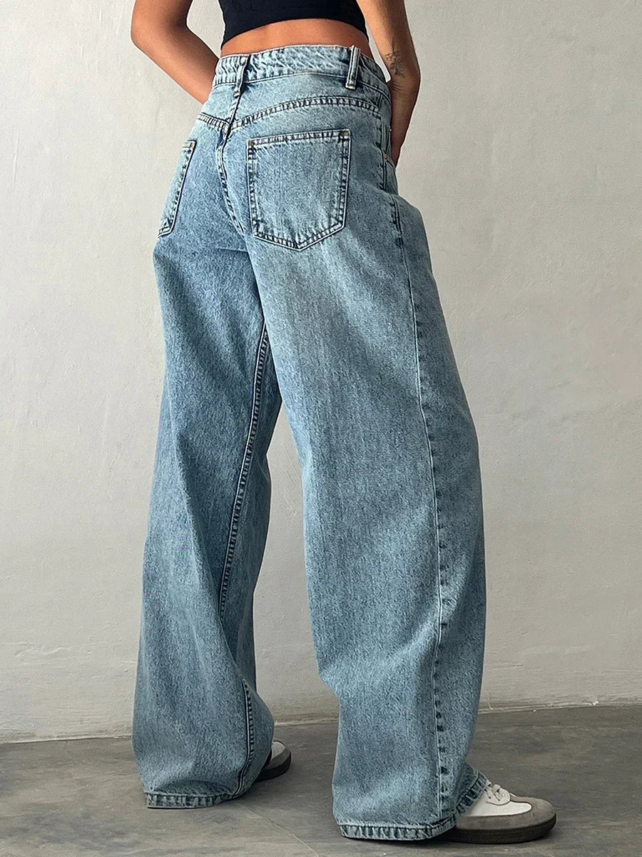Straight Baggy Boyfriend Jean
