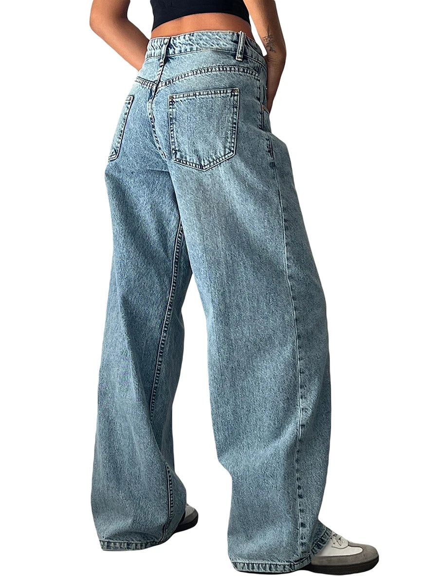 Straight Baggy Boyfriend Jean