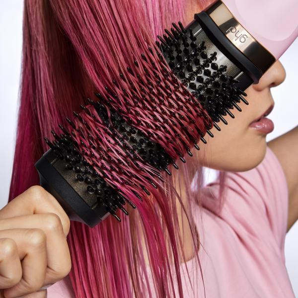 GHD DUET BLOWDRY HAIR DRYER BRUSH IN PINK SORBET