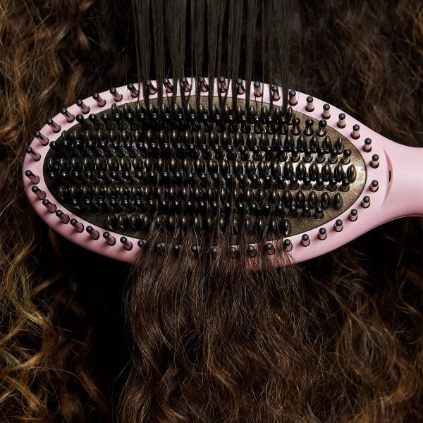 GHD GLIDE HOT BRUSH IN PINK SORBET