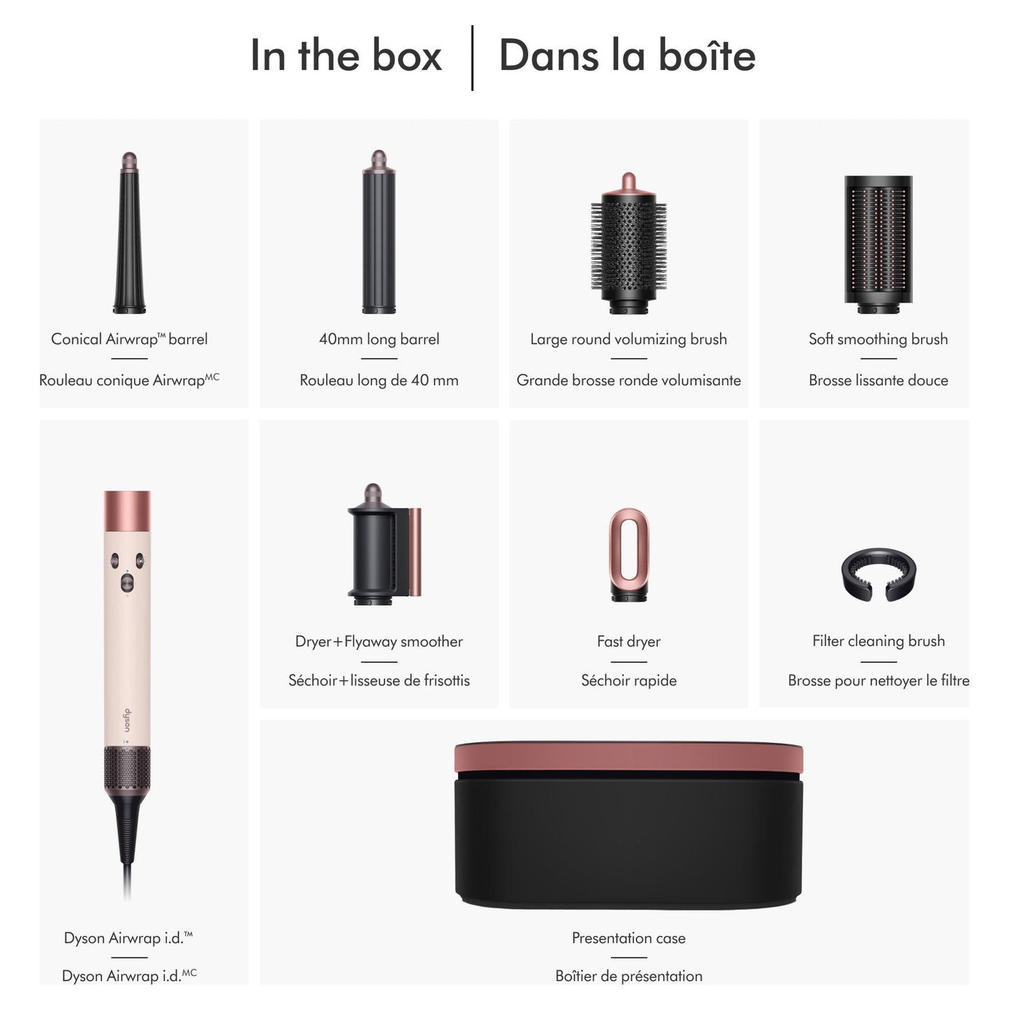 DYSON AIRWRAP I.D.™ MULTI-STYLER AND DRYER STRAIGHT+WAVY IN CERAMIC PINK