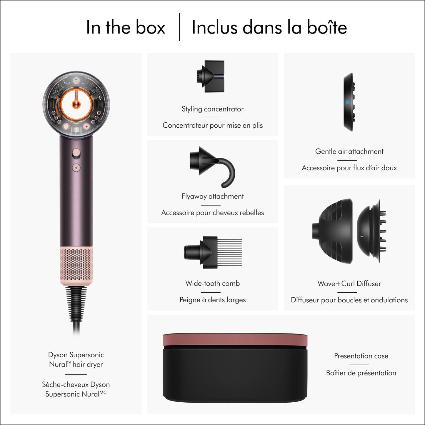 DYSON SUPERSONIC NURAL™ HAIR DRYER JASPER PLUM