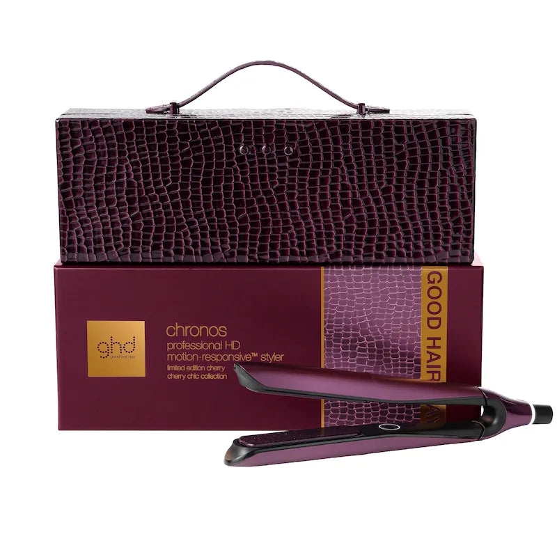 GHD CHRONOS HAIR STRAIGHTENER IN CHERRY CHIC