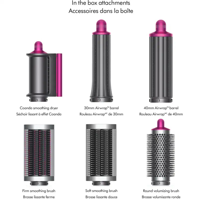 DYSON AIRWRAP I.D.™ MULTI-STYLER COMPLETE (FUSHIA/NICKEL)