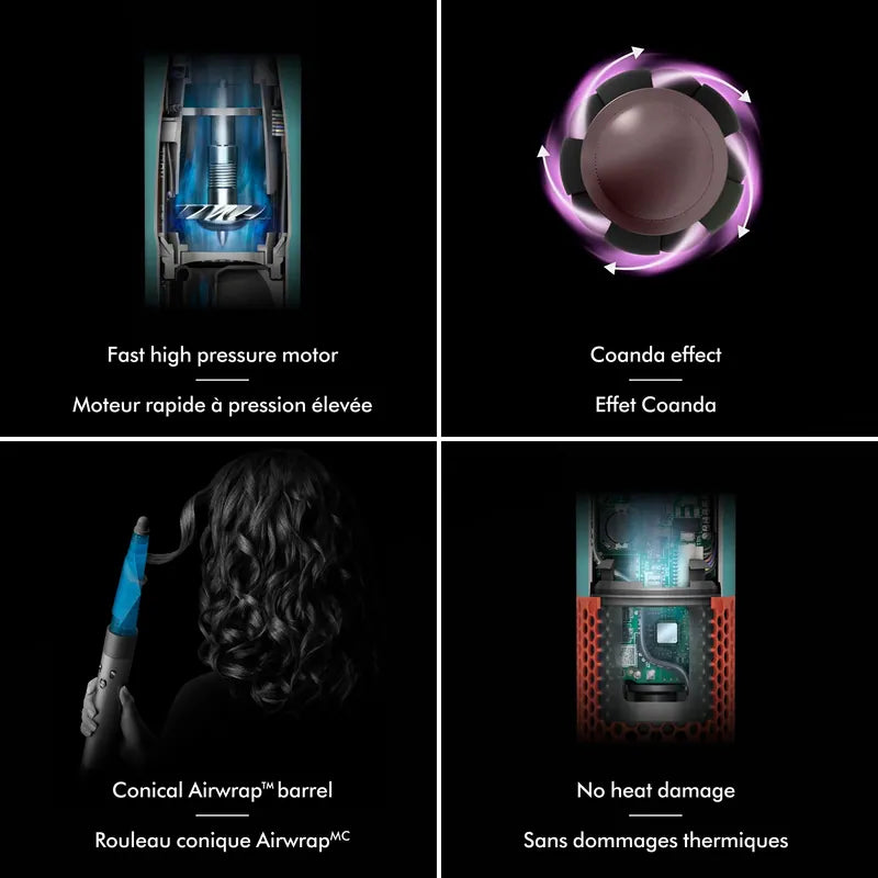 DYSON AIRWRAP I.D.™ MULTI-STYLER AND DRYER STRAIGHT+WAVY IN AMBER SILK