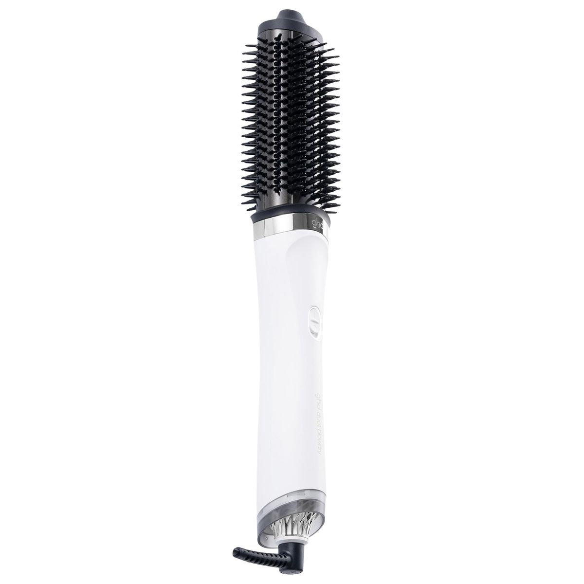 GHD DUET BLOWDRY HAIR DRYER BRUSH IN WHITE