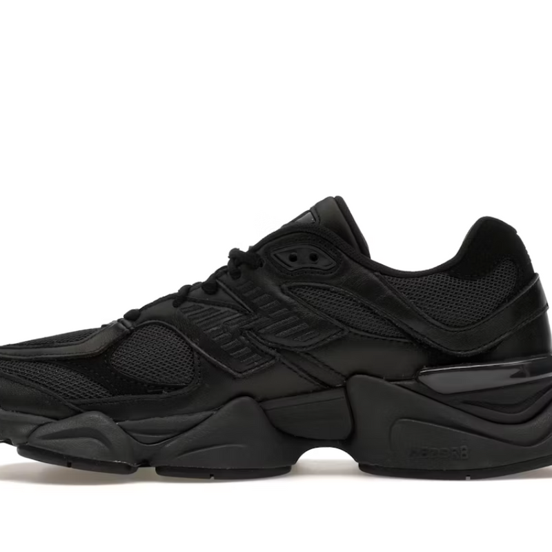 New Balance 9060 Triple Black Leather