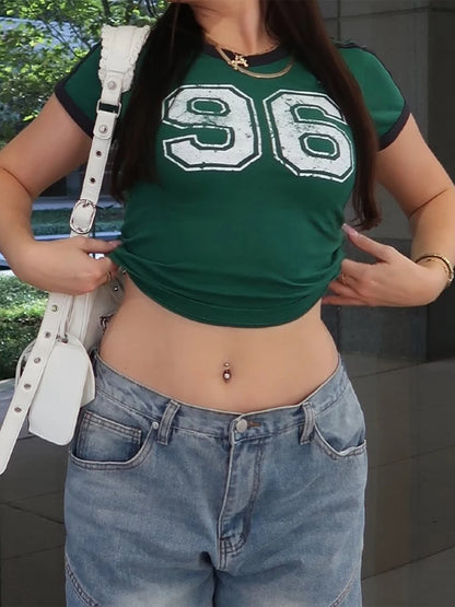 Babe  V Neck Tee