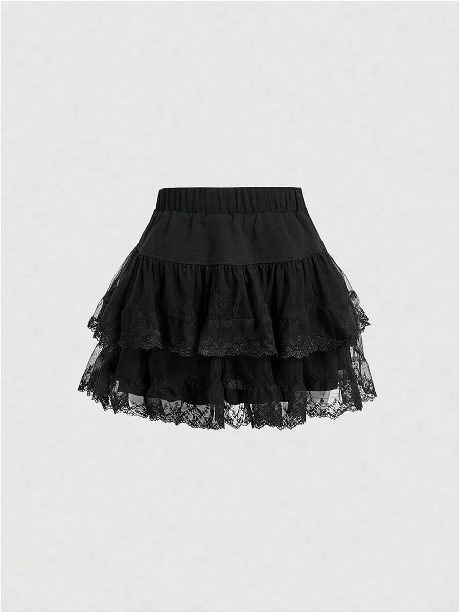 Mid-Waisted Mini Skirts