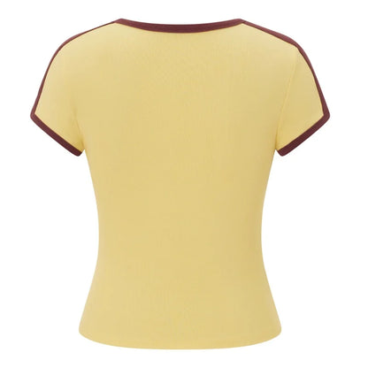 Babe  V Neck Tee