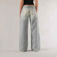 Gaono Retro Wide-Leg Denim