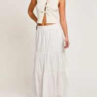 Tie-front puff-sleeve blouse
