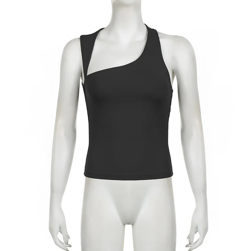 Seamless Asymmetric Tank Top