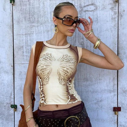 Butterfly Crop Top
