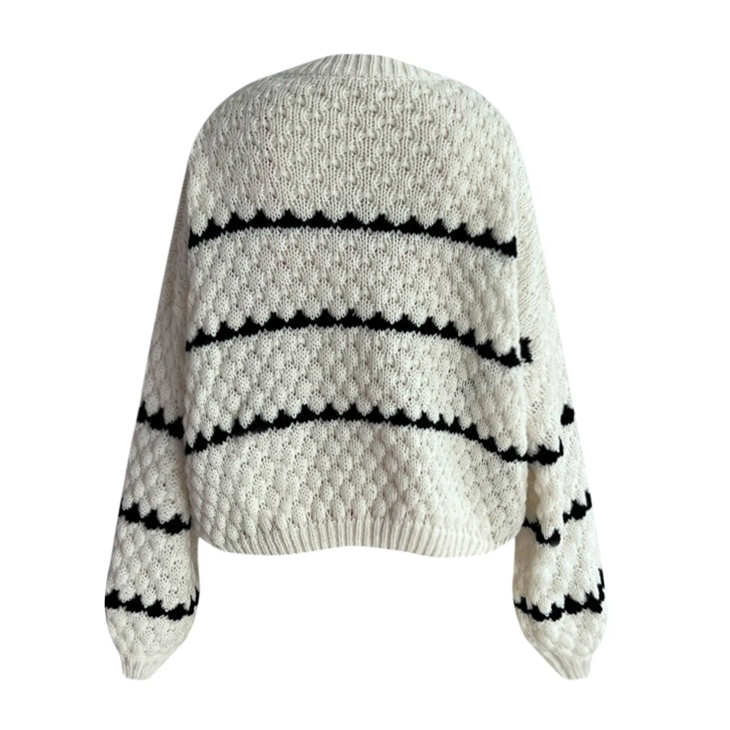 Lady  Crew Neck Pullover Sweater