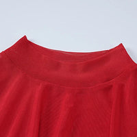 Mesh Long Sleeve Draped Crop Top