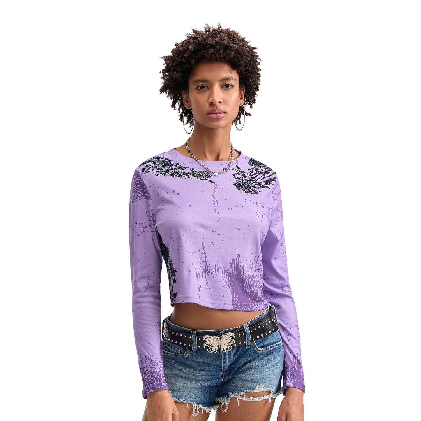 Aesthetic Gothic Crop Tee