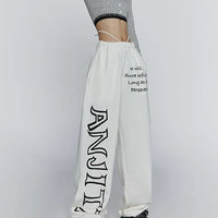 Sweatpants American Letter Print